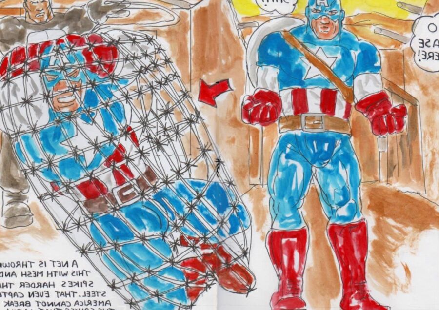 Manflesh Captain America schwule Comics für Erwachsene