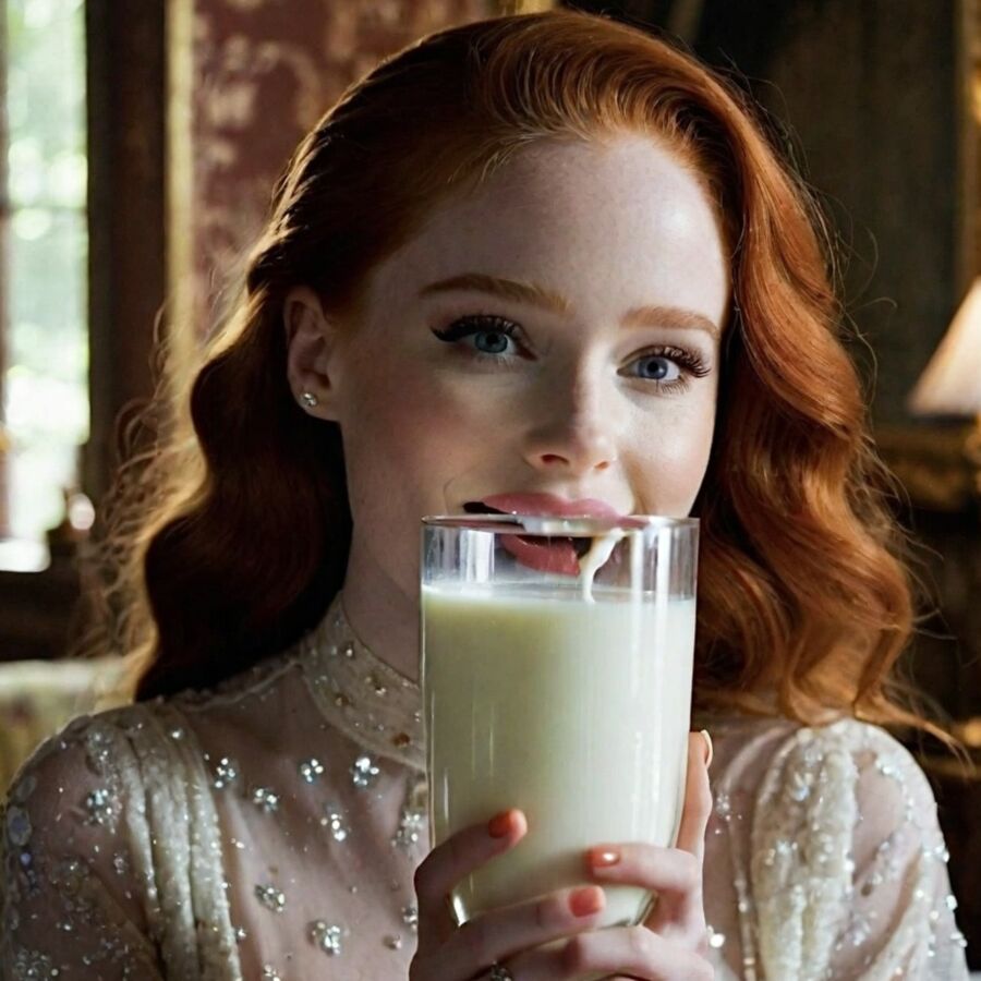 Madelaine Petsch - Jeu de sperme Bukkake Gokkun II