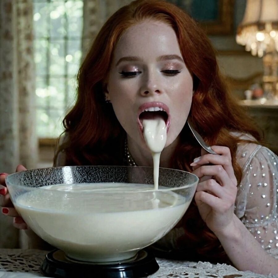 Madelaine Petsch - Jeu de sperme Bukkake Gokkun II