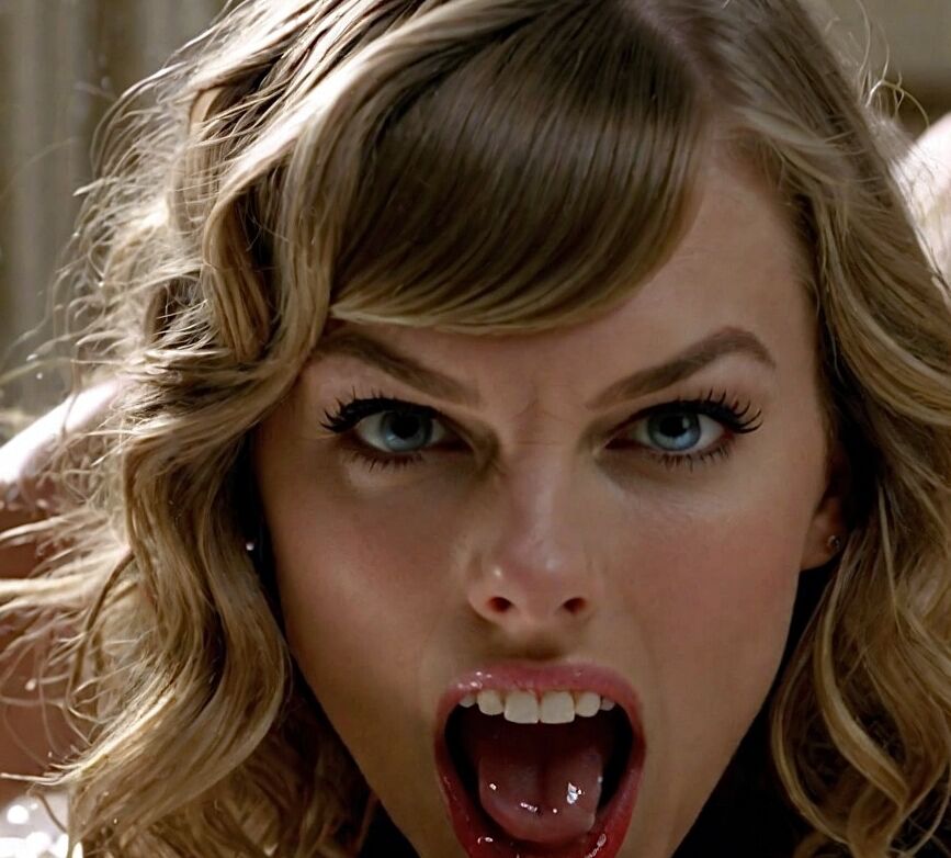 Taylor Swift, unordentlicher Sperma-Bukkake