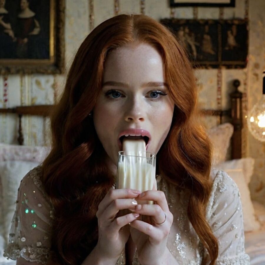 Madelaine Petsch - Jeu de sperme Bukkake Gokkun II