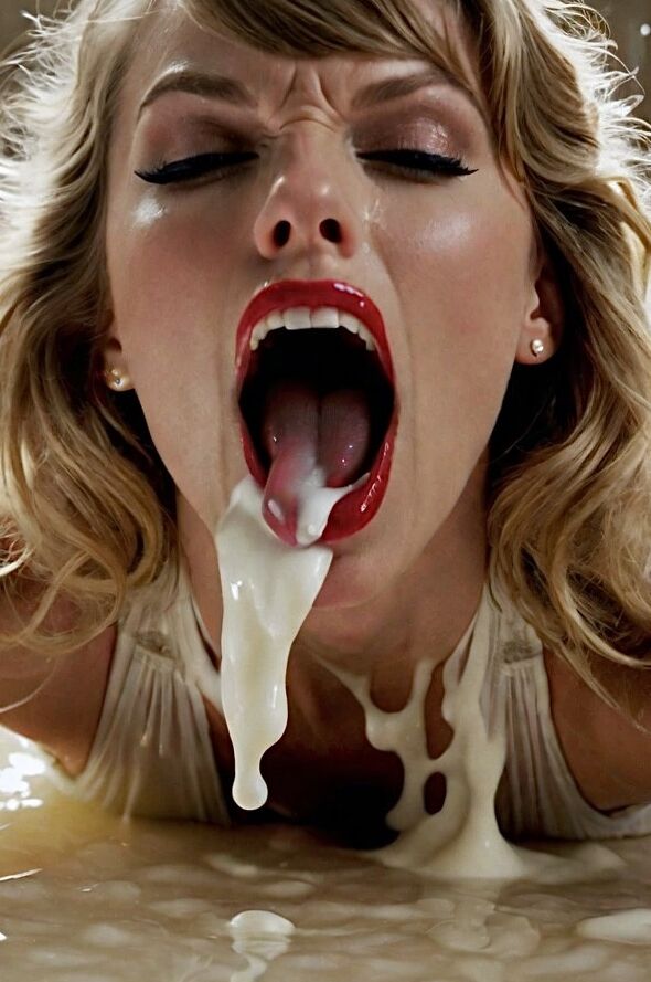 Taylor Swift Messy Cum Bukkake