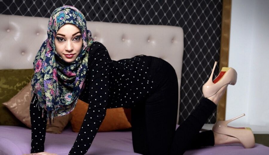 Hijab musulman talons aiguilles en nylon