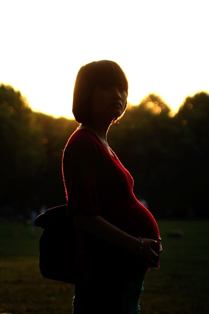 Asiatique enceinte