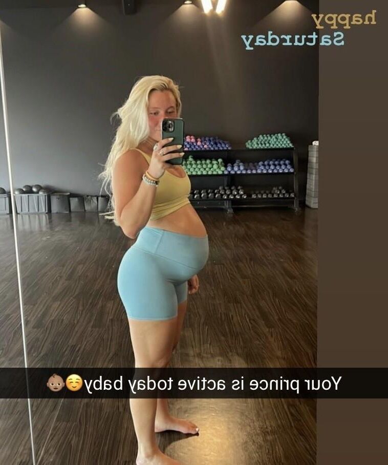 Pregnant blonde 