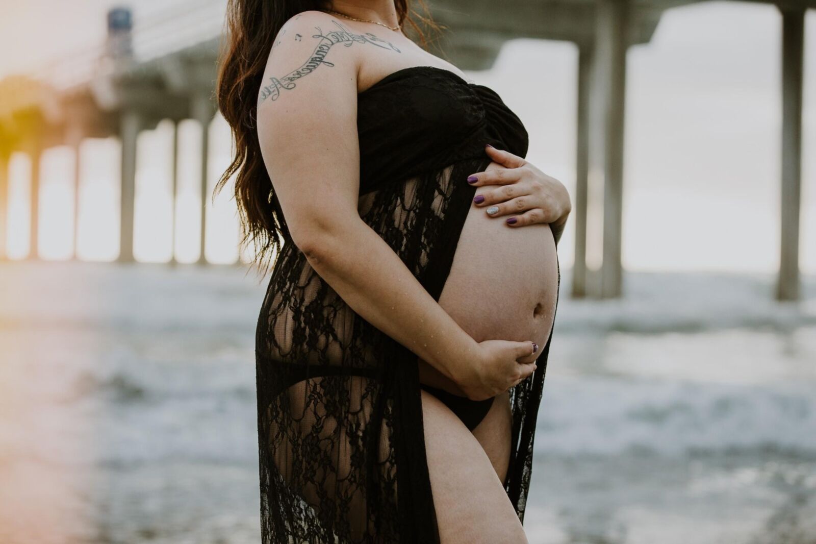 Enceinte de son taureau noir