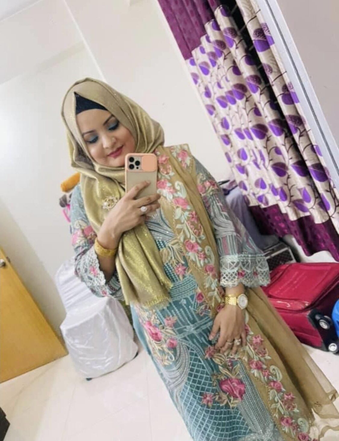 Grávida hijabi milf