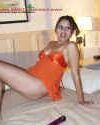 Conjunto babydoll Victoria naranja de Internet Latinas