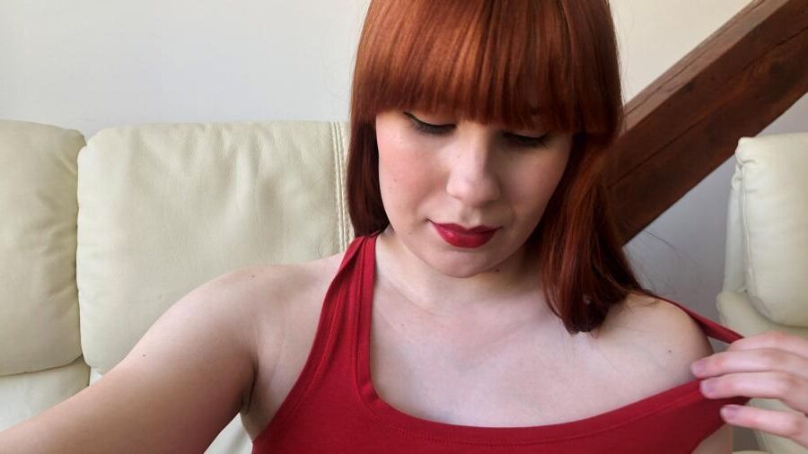 The redhead wants to show Linee (30) something