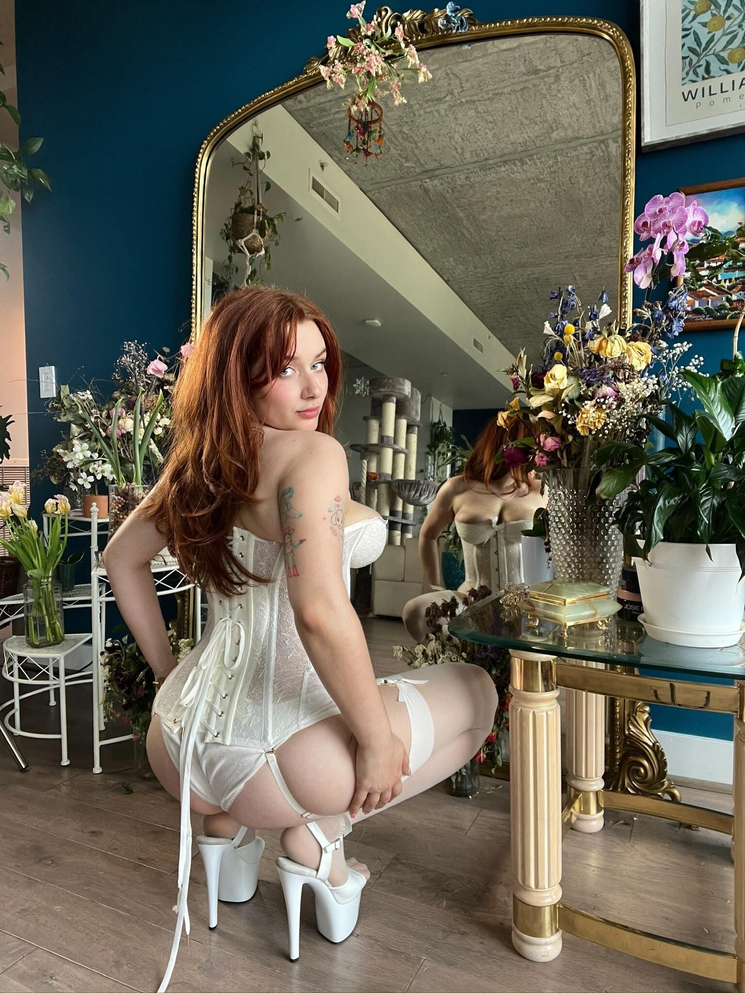 Nixie Pearl Big Tits Big Ass Redhead Beauty Girl Mixed Shots