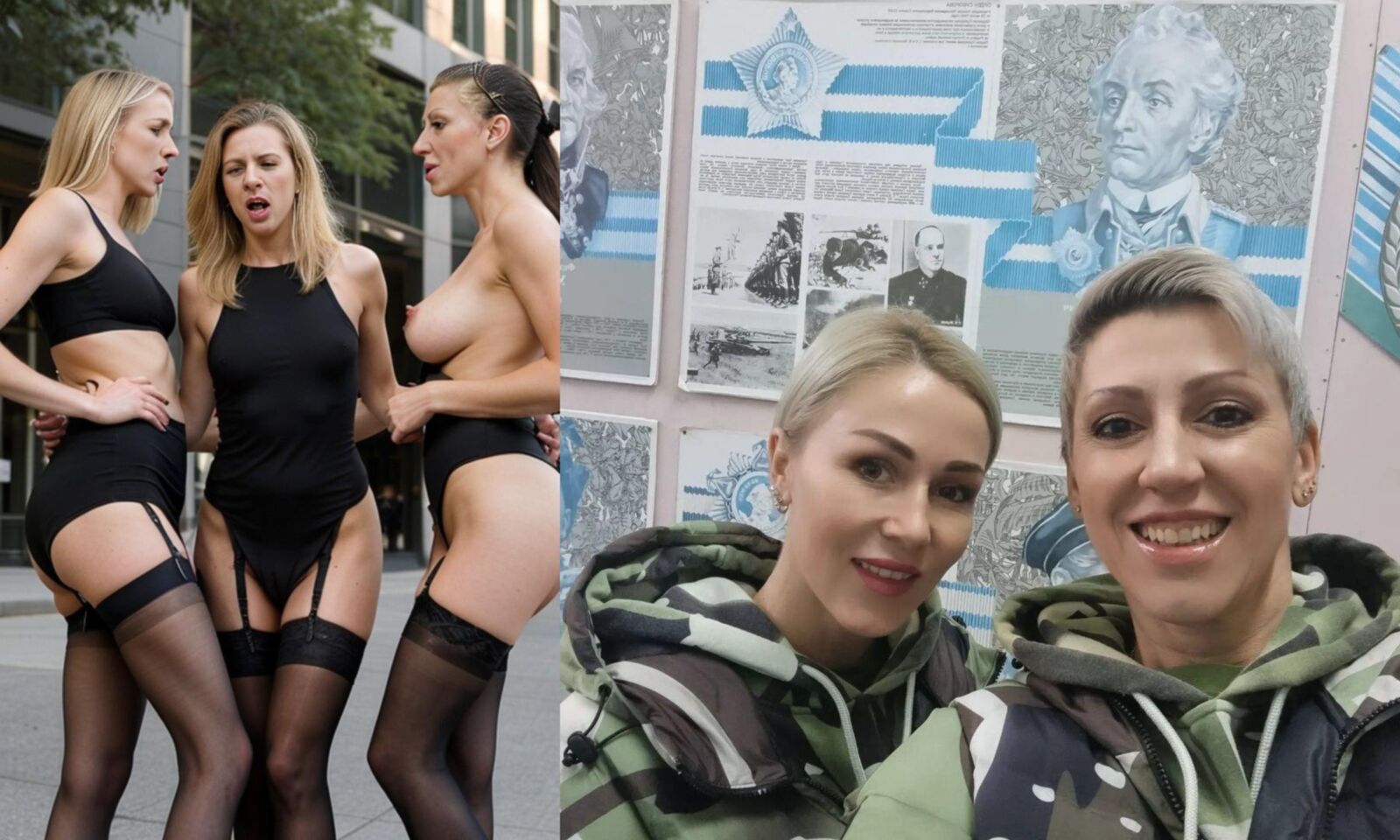 アメリカのロシア軍女性レズビアン