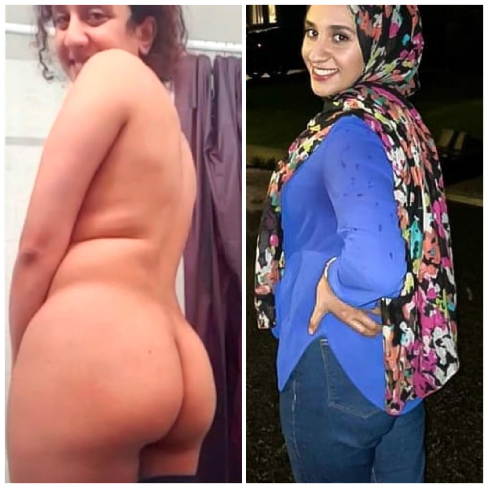 Hijabi Amateur Expuesto