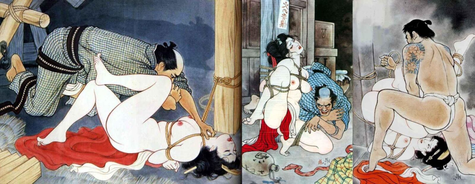 Arte vintage japonés BDSM