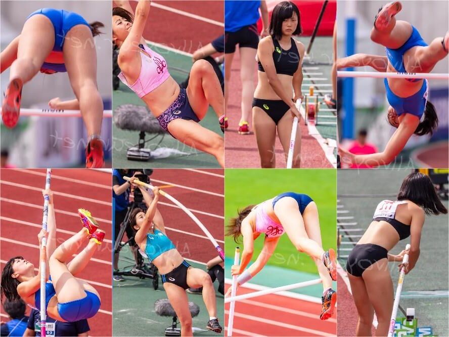 Competencia de chicas atléticas asiáticas sexy