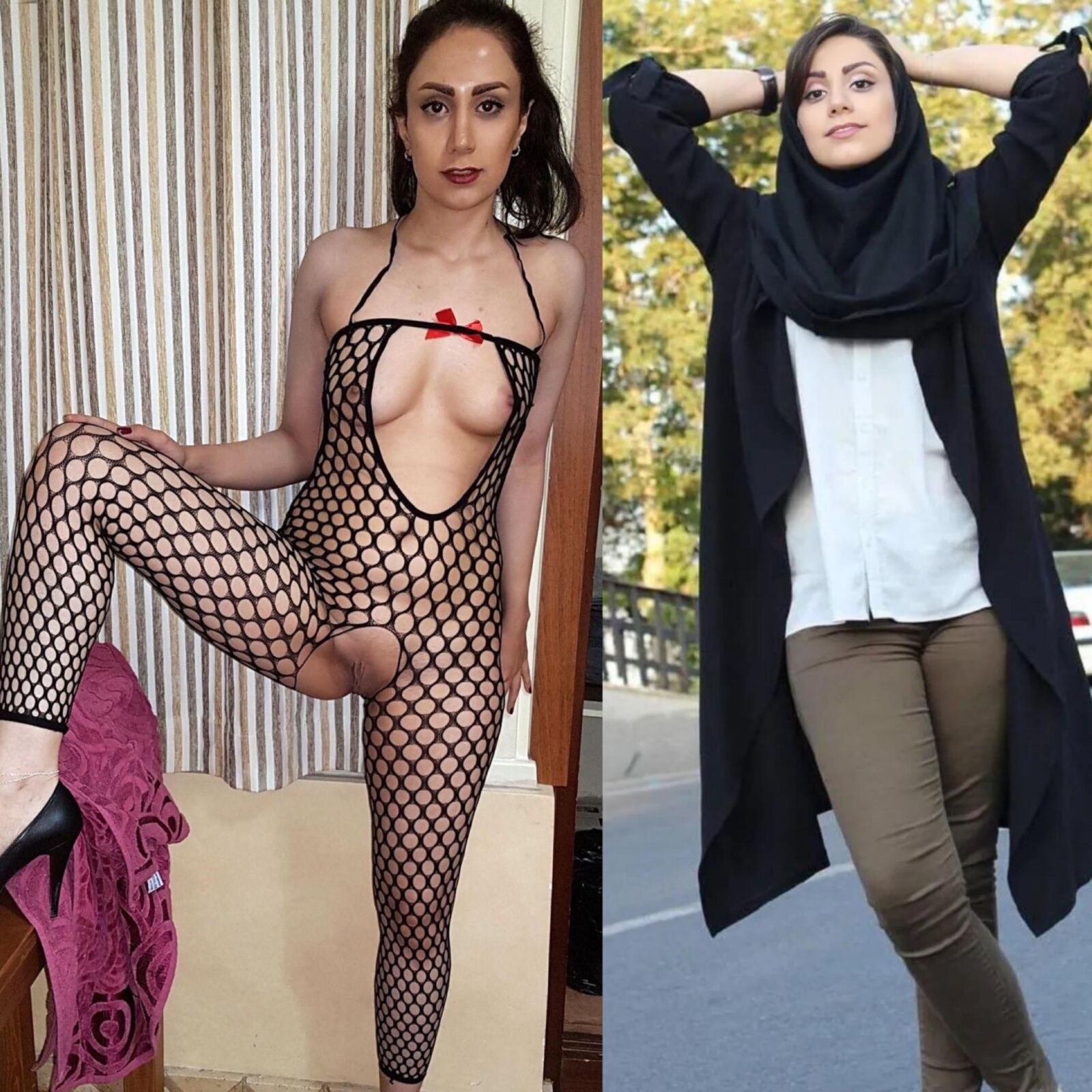 Les putes iraniennes hijabi exposées