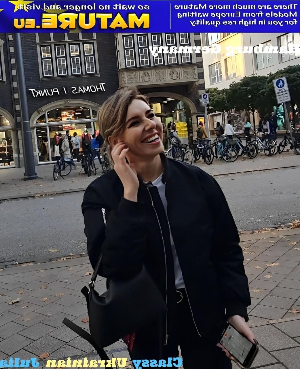 MATURE NL Ukrainian Julia Melnychuk Visits Hamburg Germany