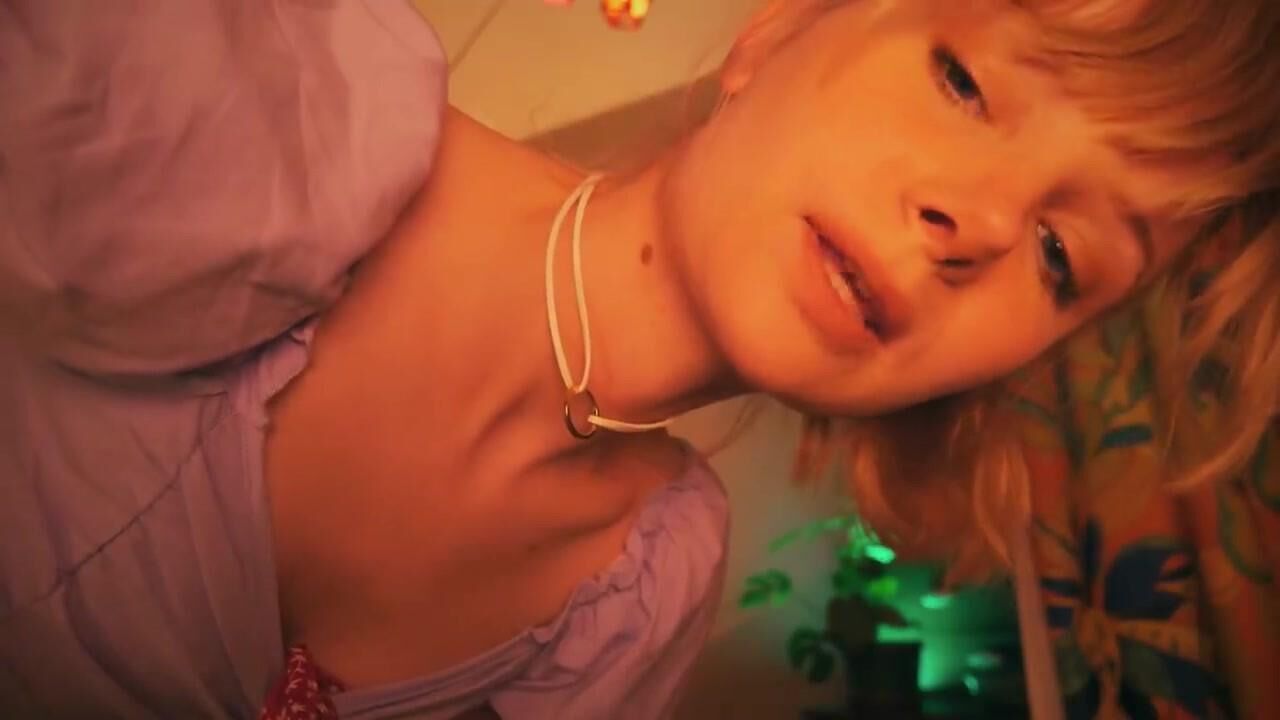 Blue Whispers ASMR Pale Ginger with a smoking hot body.