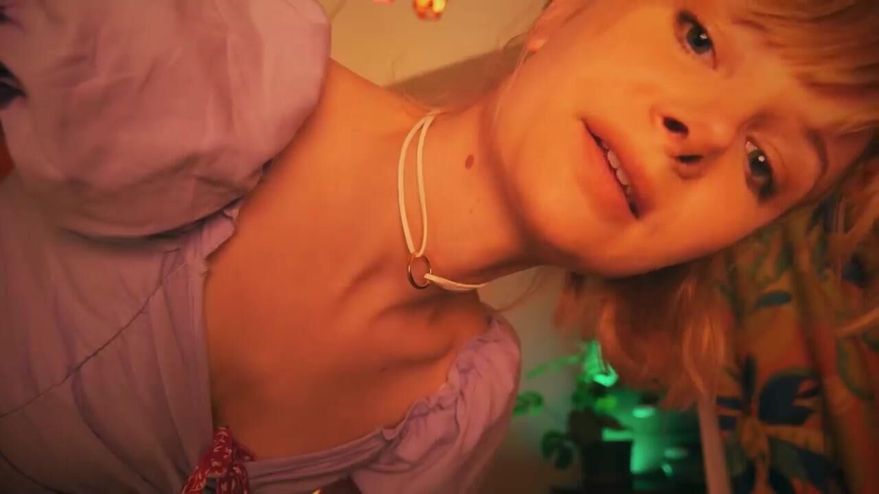 Blue Whispers ASMR Pale Ginger with a smoking hot body.