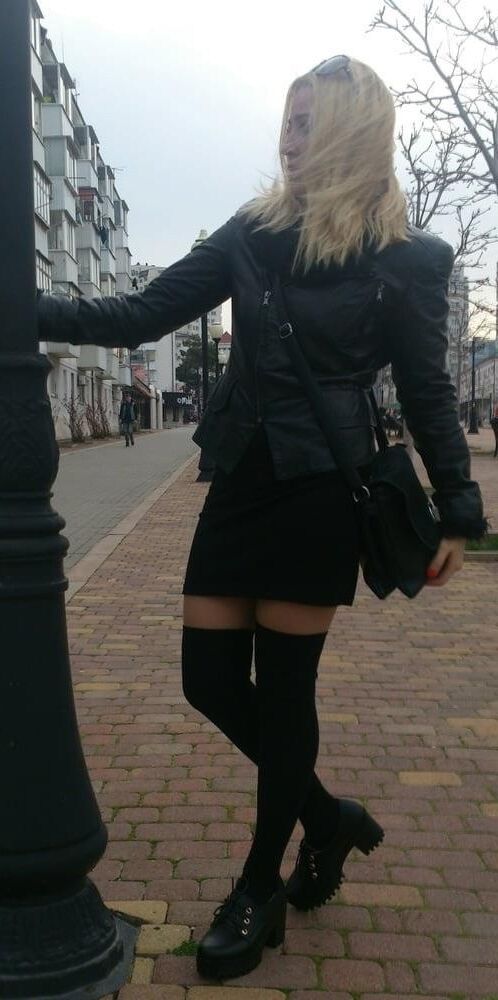 Pretty blonde Russian slut Julia from Novorossiysk