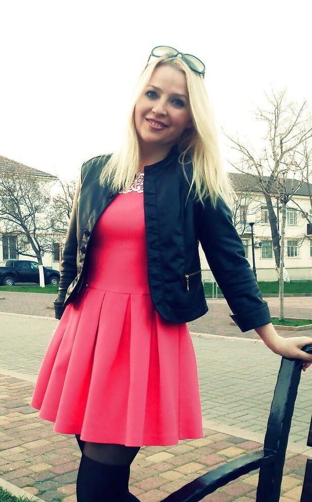 Pretty blonde Russian slut Julia from Novorossiysk