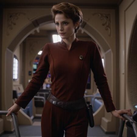 Großes Besucher-KI-Kunstwerk von Kira Nerys Nana