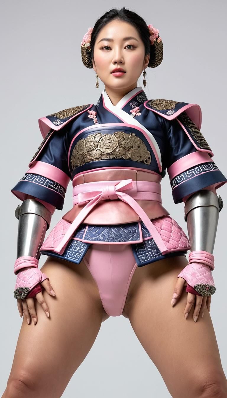 AI Koreanischer feudaler 2 Hanbok, sortiert