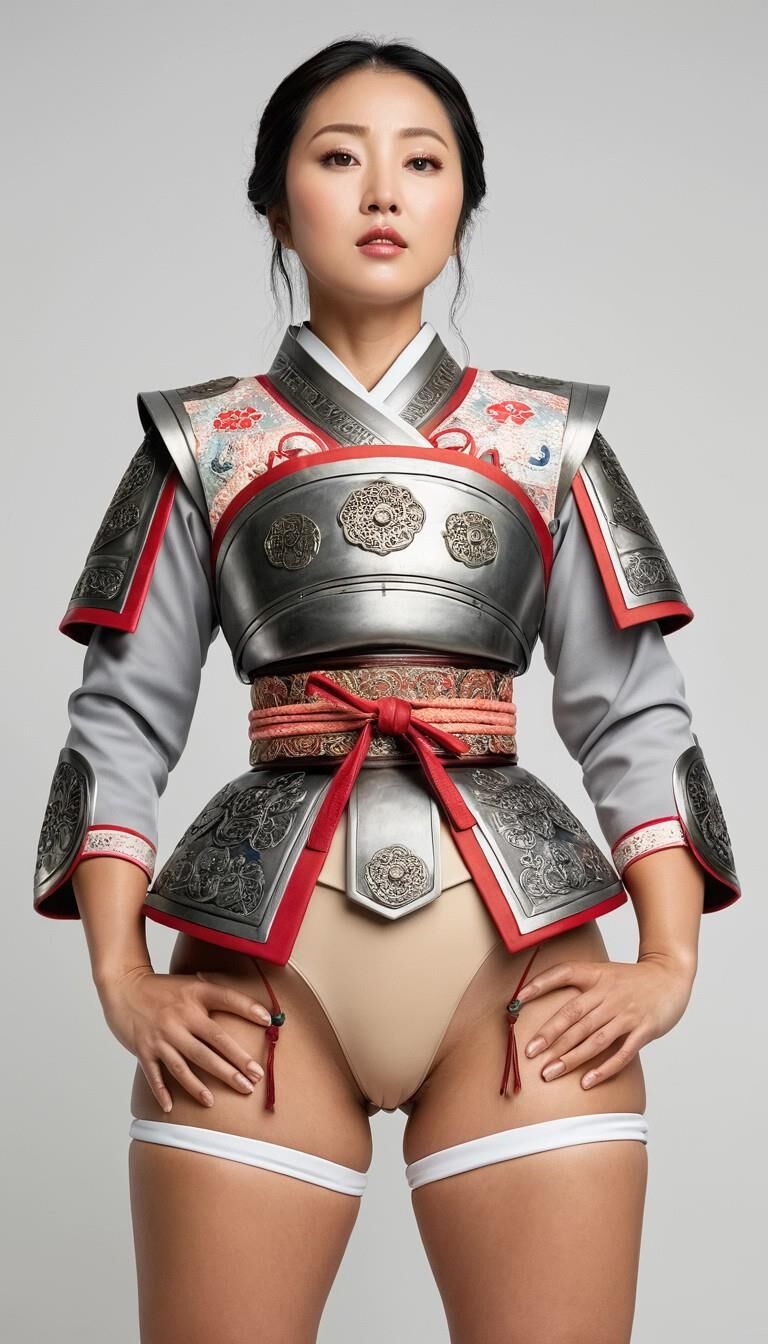 AI Koreanischer feudaler 2 Hanbok, sortiert