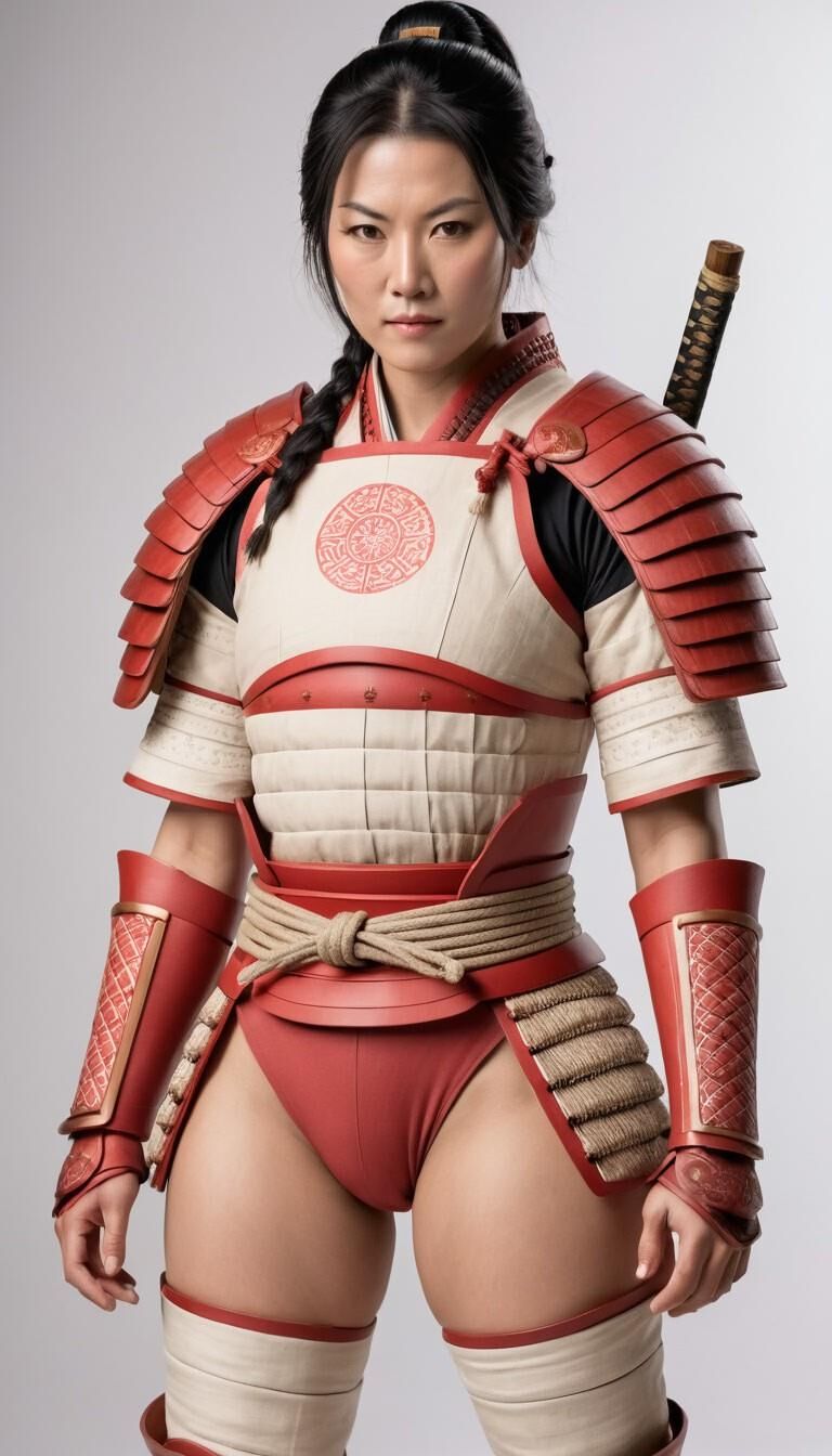 Armadura de samurai japonês 2 com IA