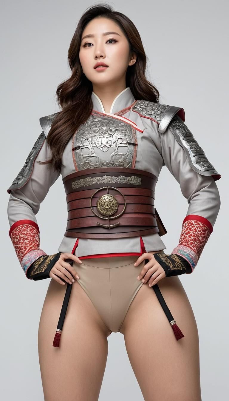 AI Koreanischer feudaler 2 Hanbok, sortiert