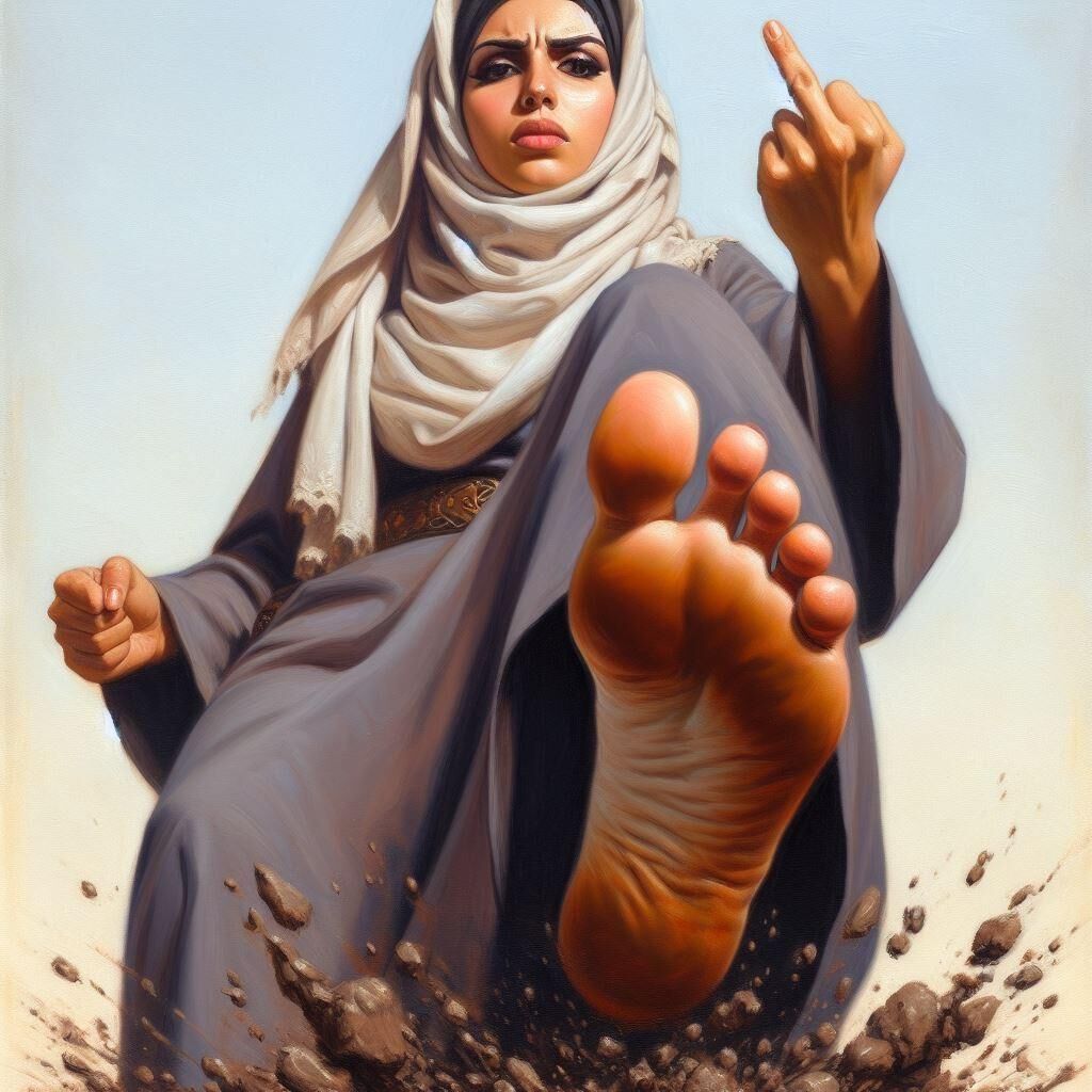 Arab Queen Femdom (KI-Kunst)