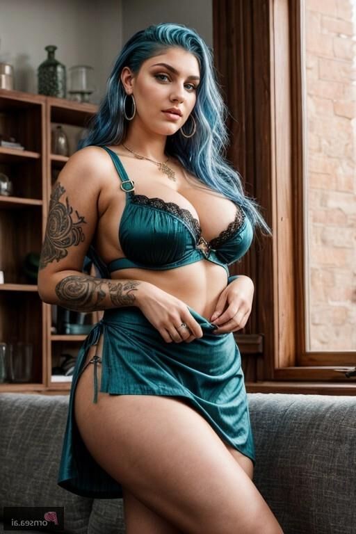 Nena latina con piercings cocina algo más que una cena