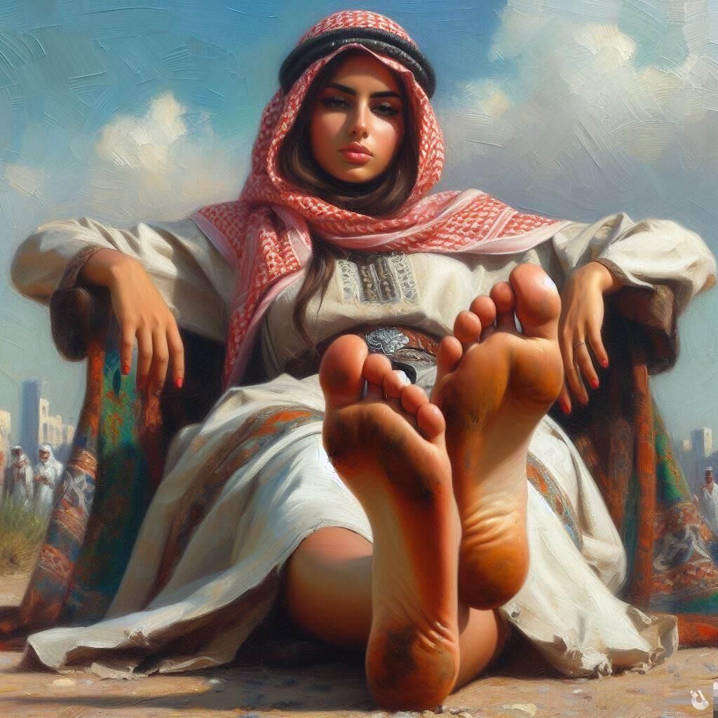 Arab Queen Femdom (KI-Kunst)