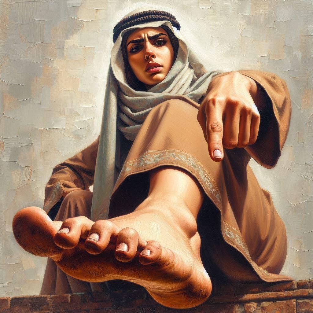 Arab Queen Femdom (KI-Kunst)