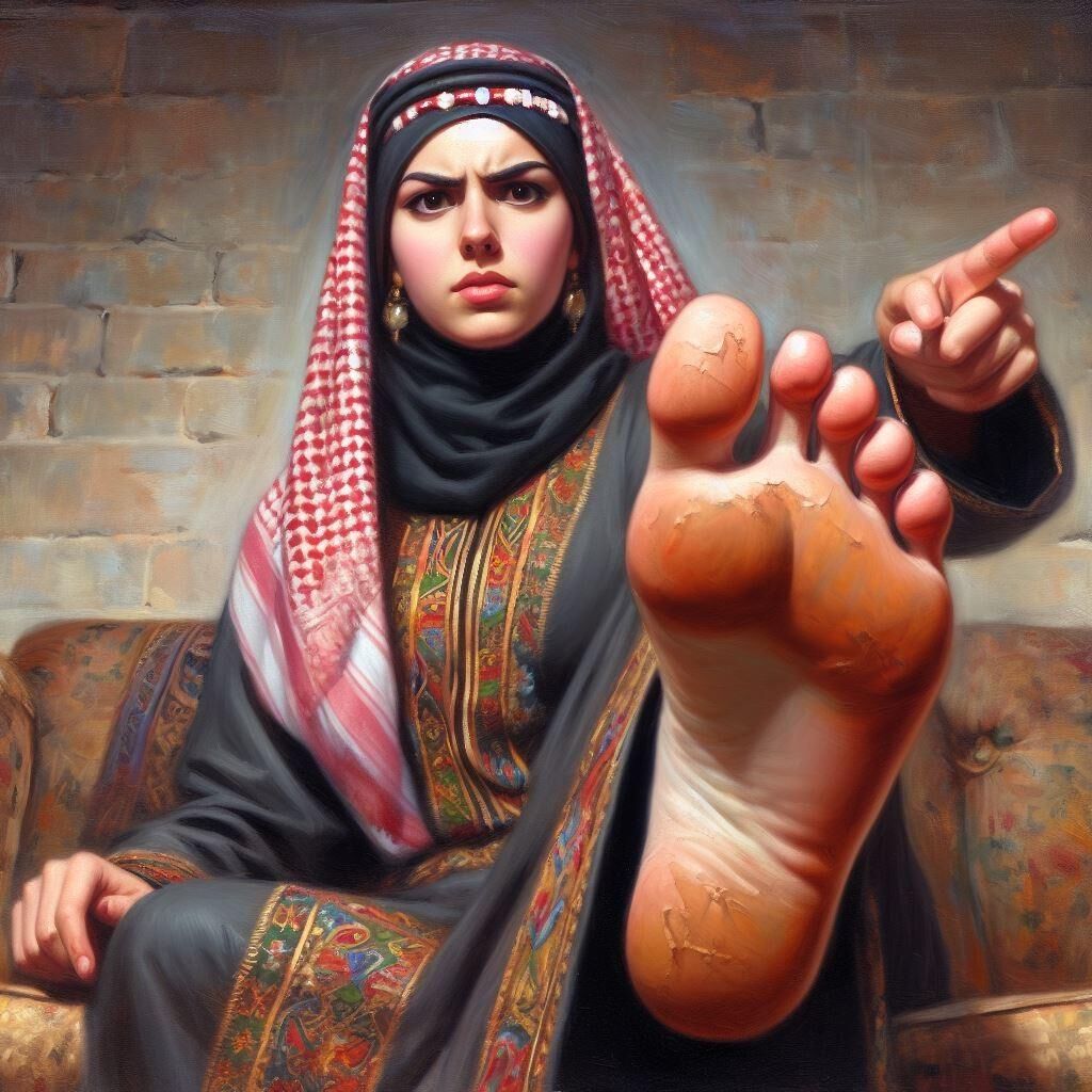 Arab Queen Femdom (KI-Kunst)