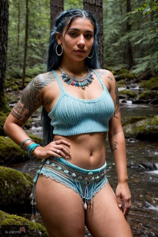 Wildes indianisches Babe wird in der Natur durchgevögelt