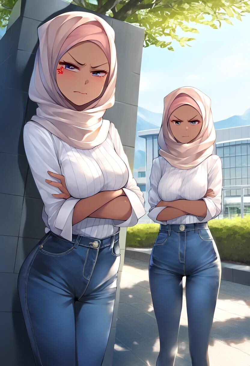 Hijab gemelos 2 generados por IA