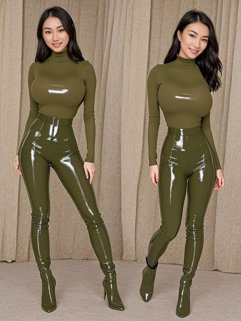 Latex asiatique aux gros seins 2