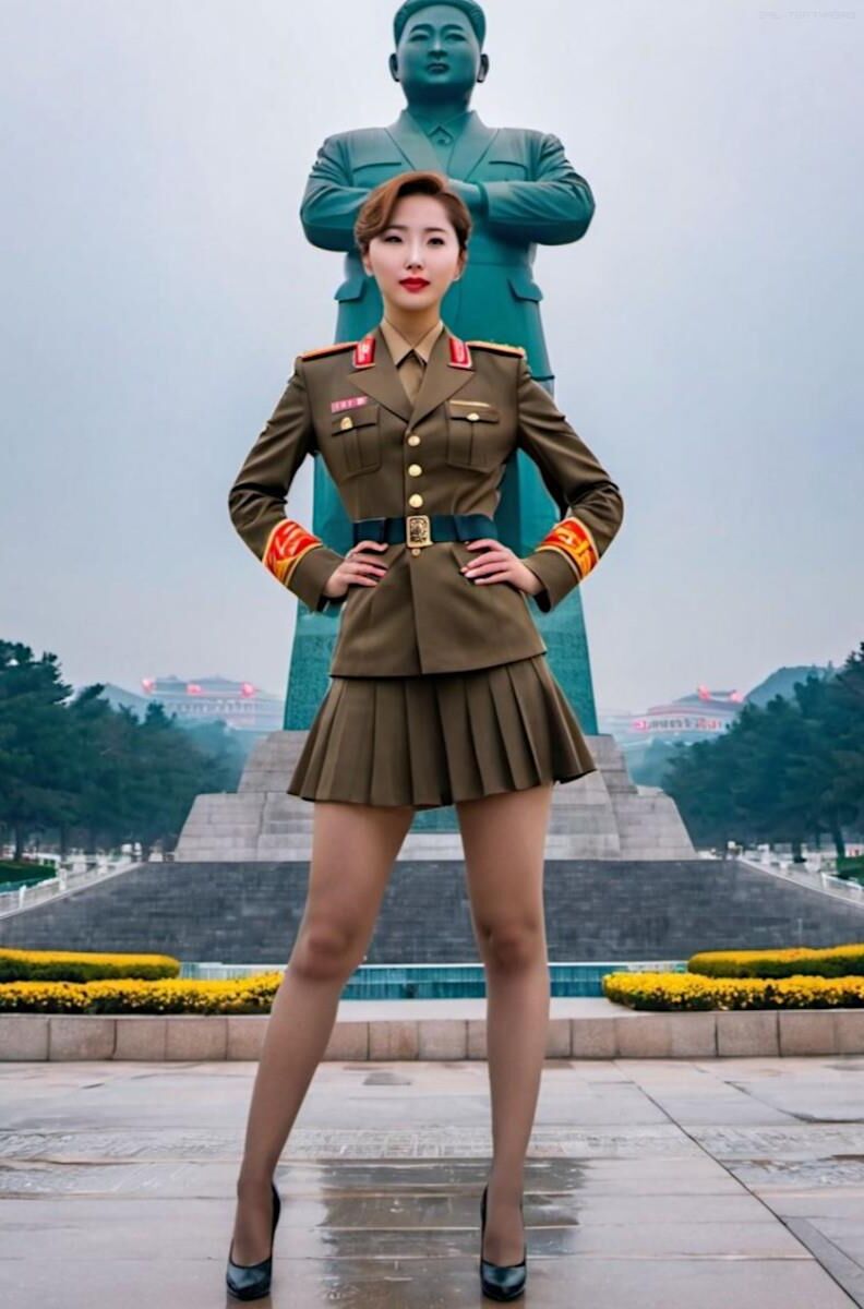 Amateur Nordkoreanische Mädchen Uniform Beine Nylon Fetisch Strumpfhosen