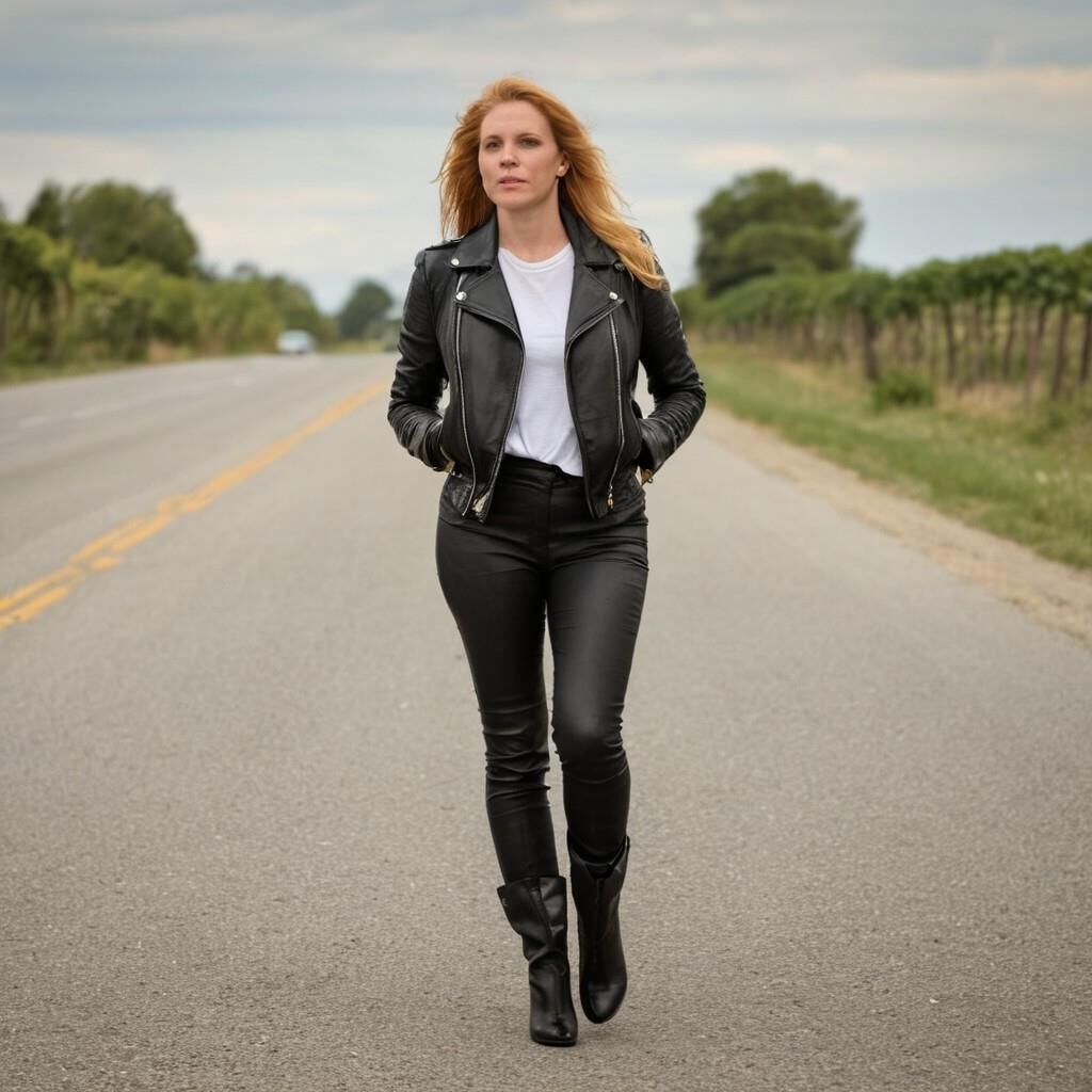 A.I. Ginger in Leather