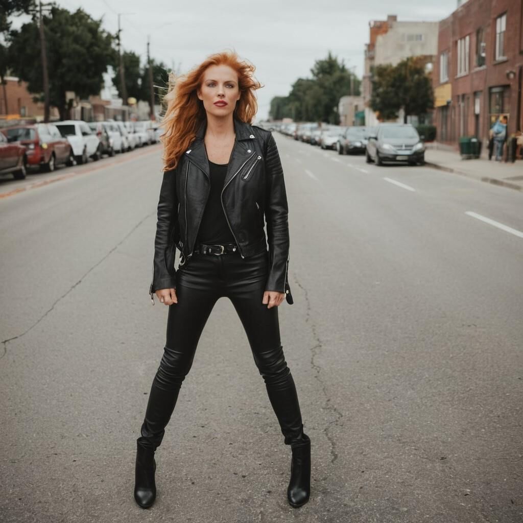 A.I. Ginger in Leather