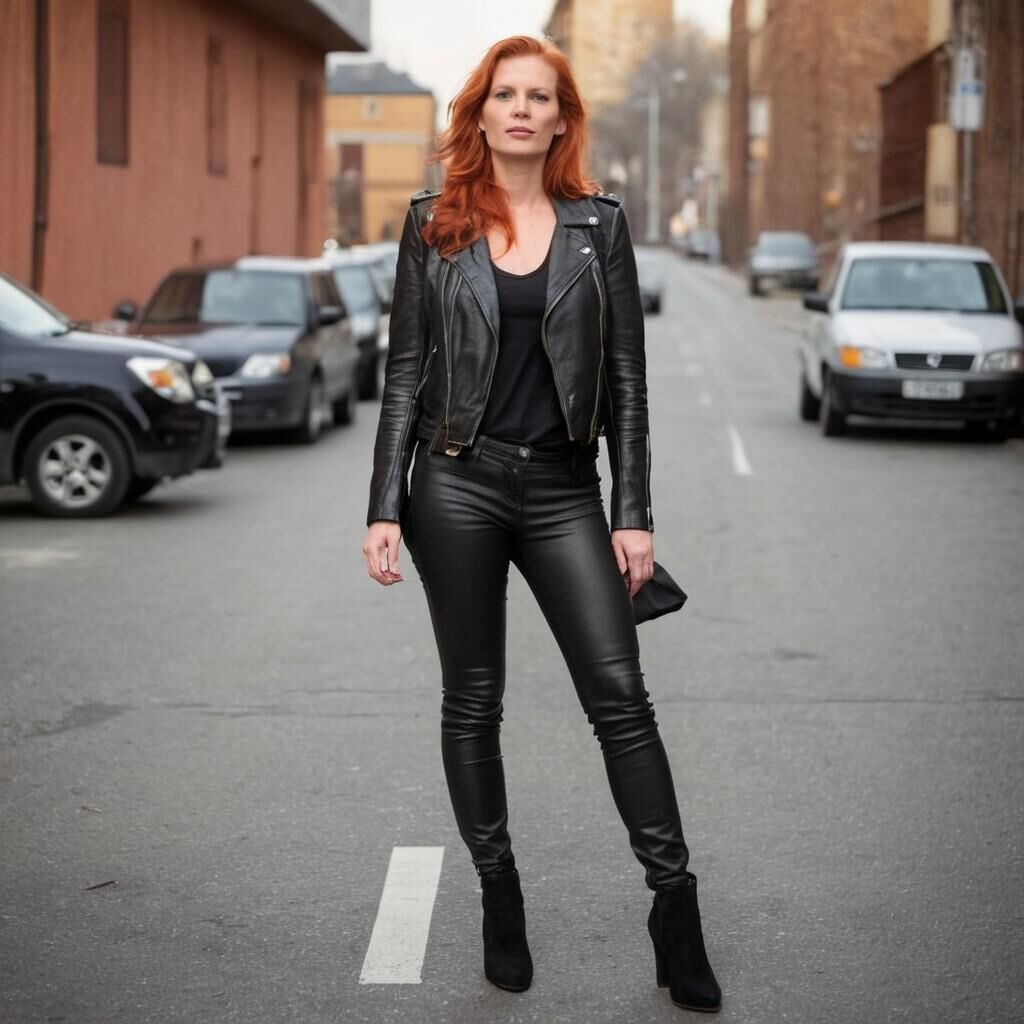 A.I. Ginger in Leather