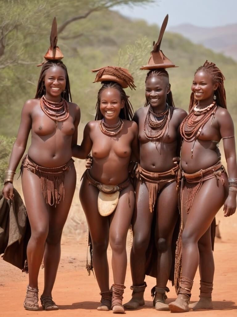 Mulher africana da tribo Himba