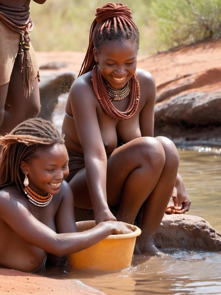 Mulher africana da tribo Himba