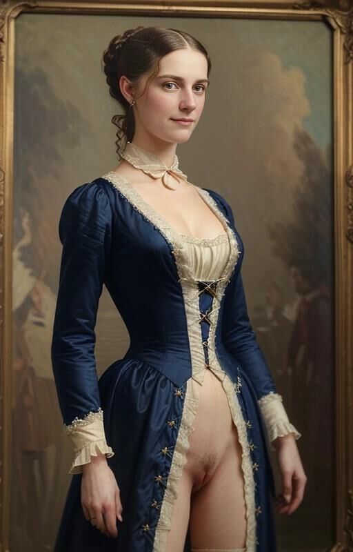 Amerikanische Stadtfrauen um 1850