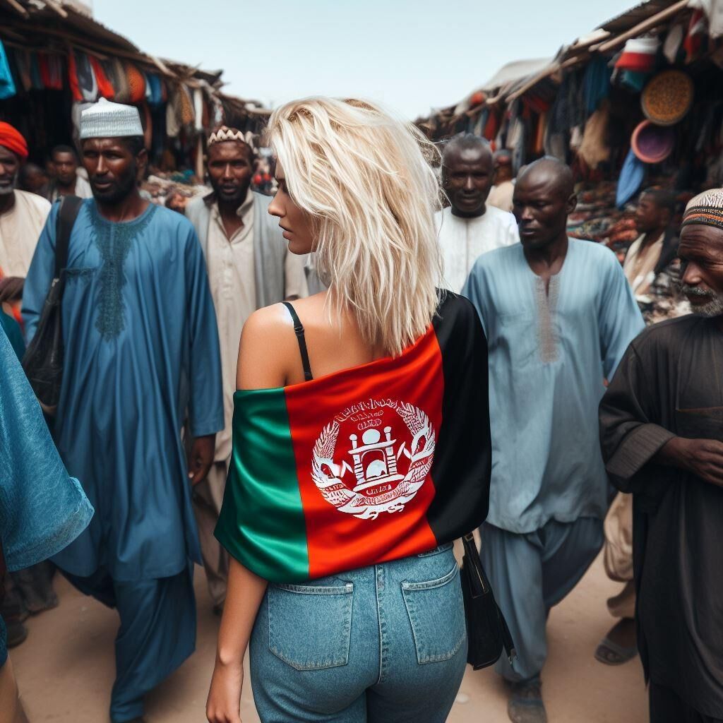 Blondes interraciales chaudes de la BBC aimant les marchés africains AI