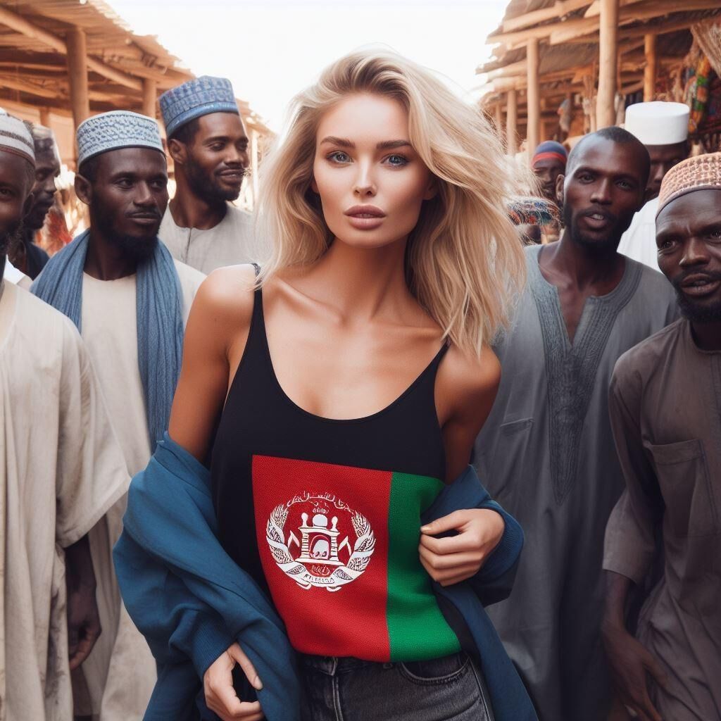 Blondes interraciales chaudes de la BBC aimant les marchés africains AI