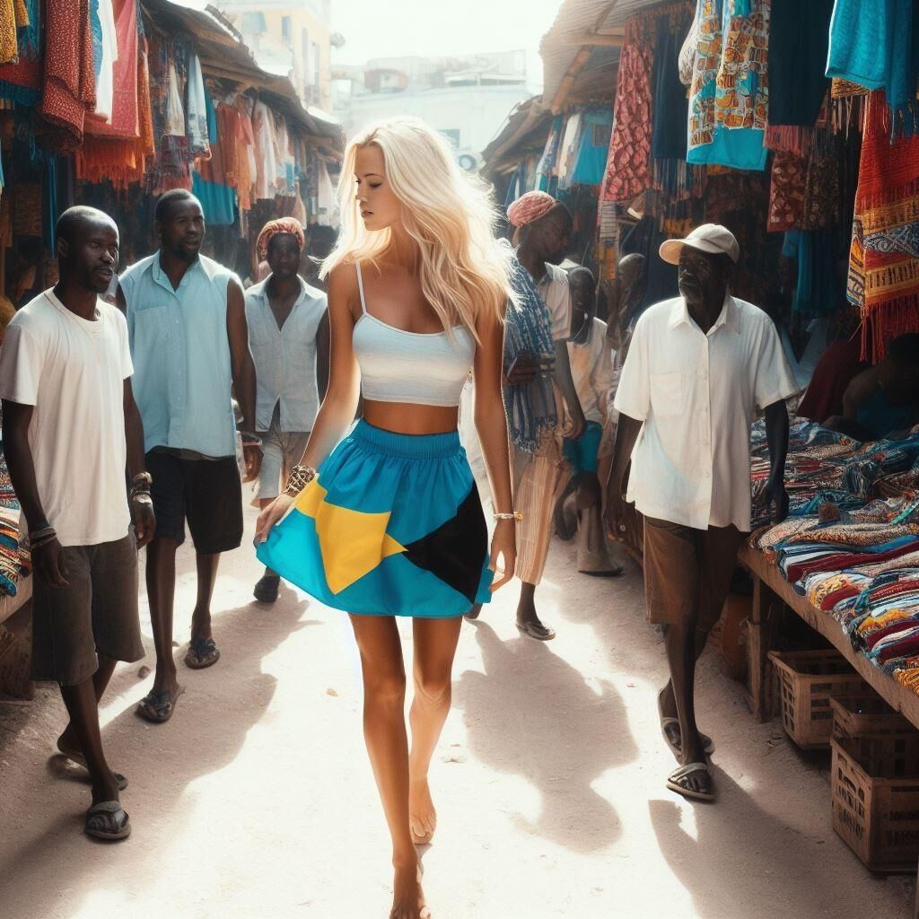 Blondes interraciales chaudes de la BBC aimant les marchés africains AI