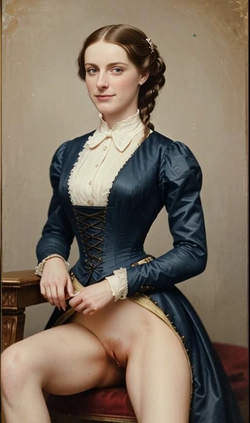 Amerikanische Stadtfrauen um 1850