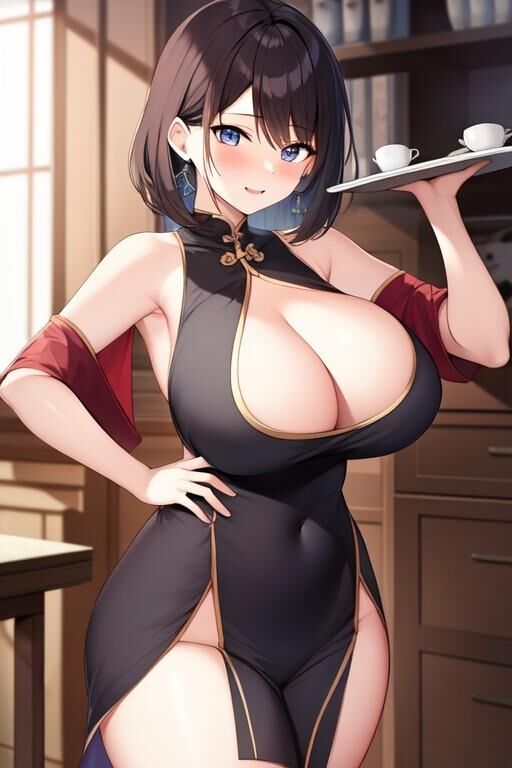 Big Boobie Asiático Anime Lovelies