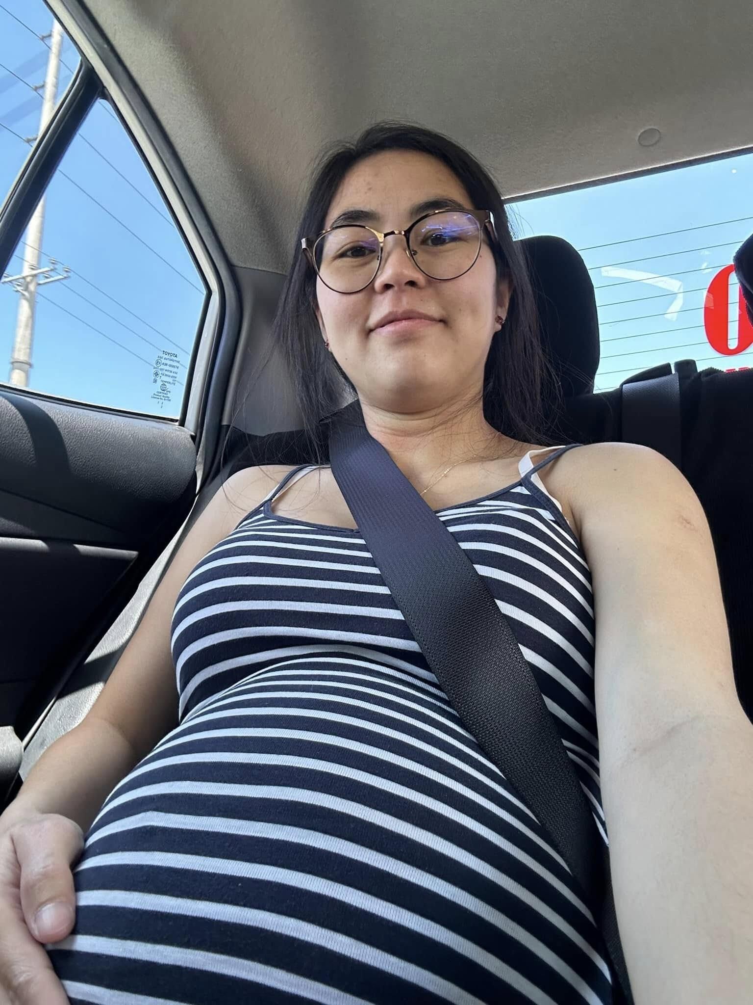 Asian trophy wife traveling pregnant and in labor for comments (